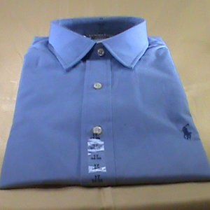 NWT Ralph Lauren  Blue Shirt Size 17 34/35 Andrew